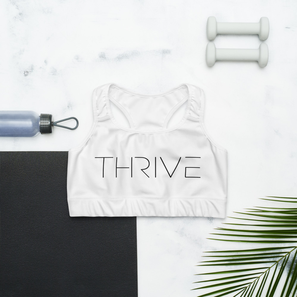 Back in Black Sports bra - Thrive Chiropractic NH